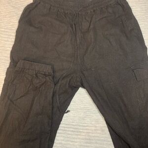 Men's Black Cargo Pants